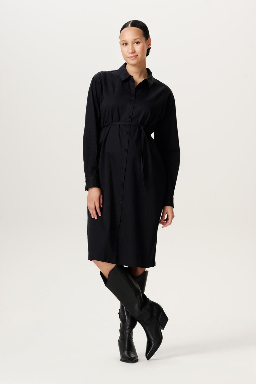 Noppies Maternity Jurk met voedingsfunctie Akaya - Black