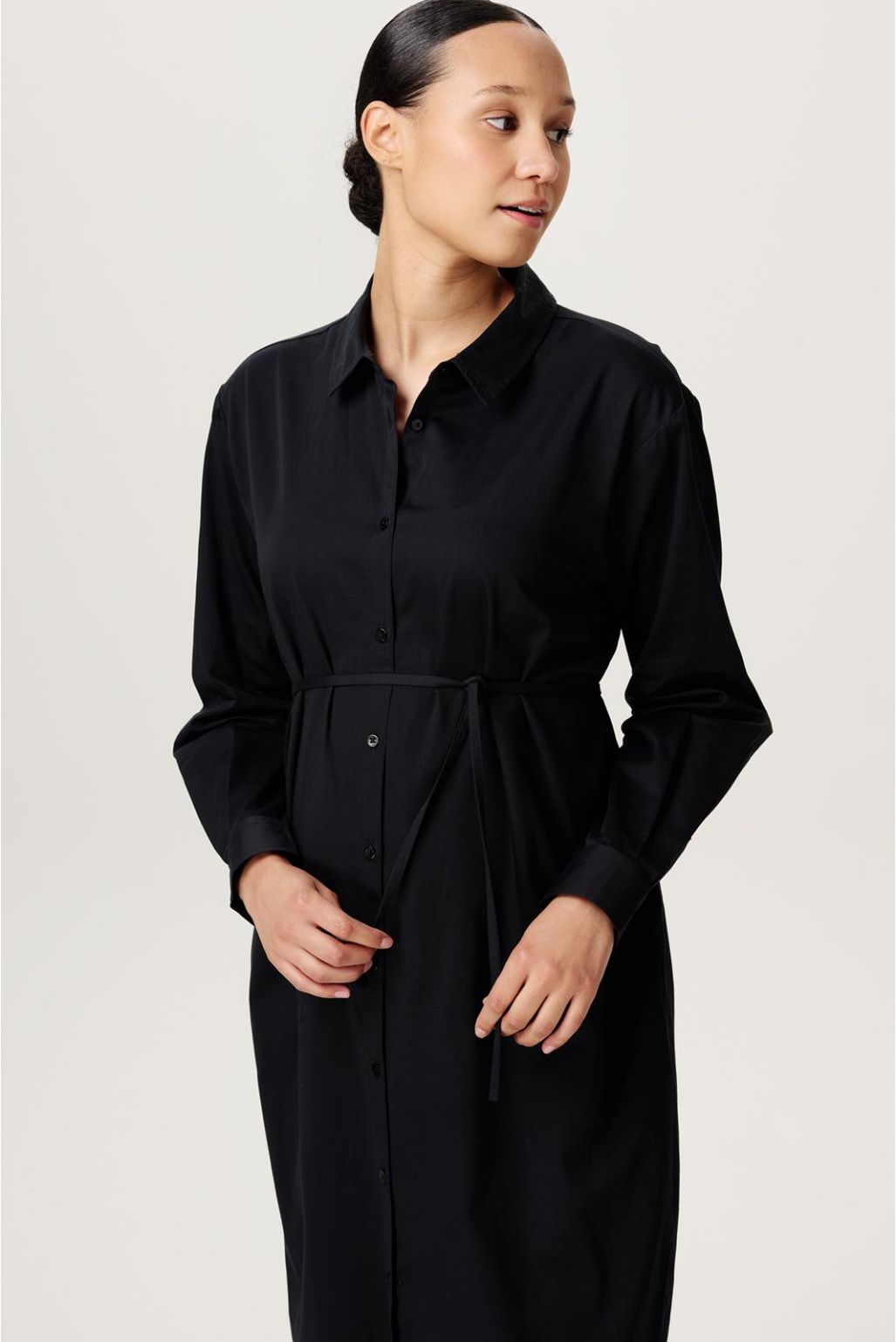 Noppies Maternity Jurk met voedingsfunctie Akaya - Black