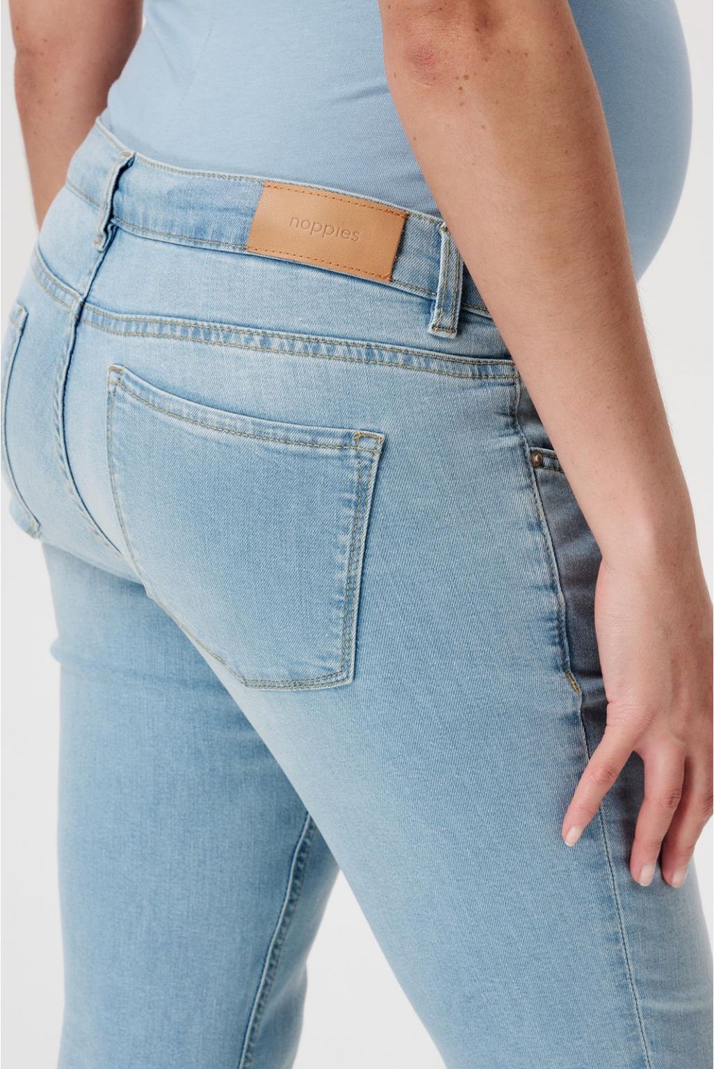 Noppies Slim jeans Mila 7/8 - Light Blue Denim