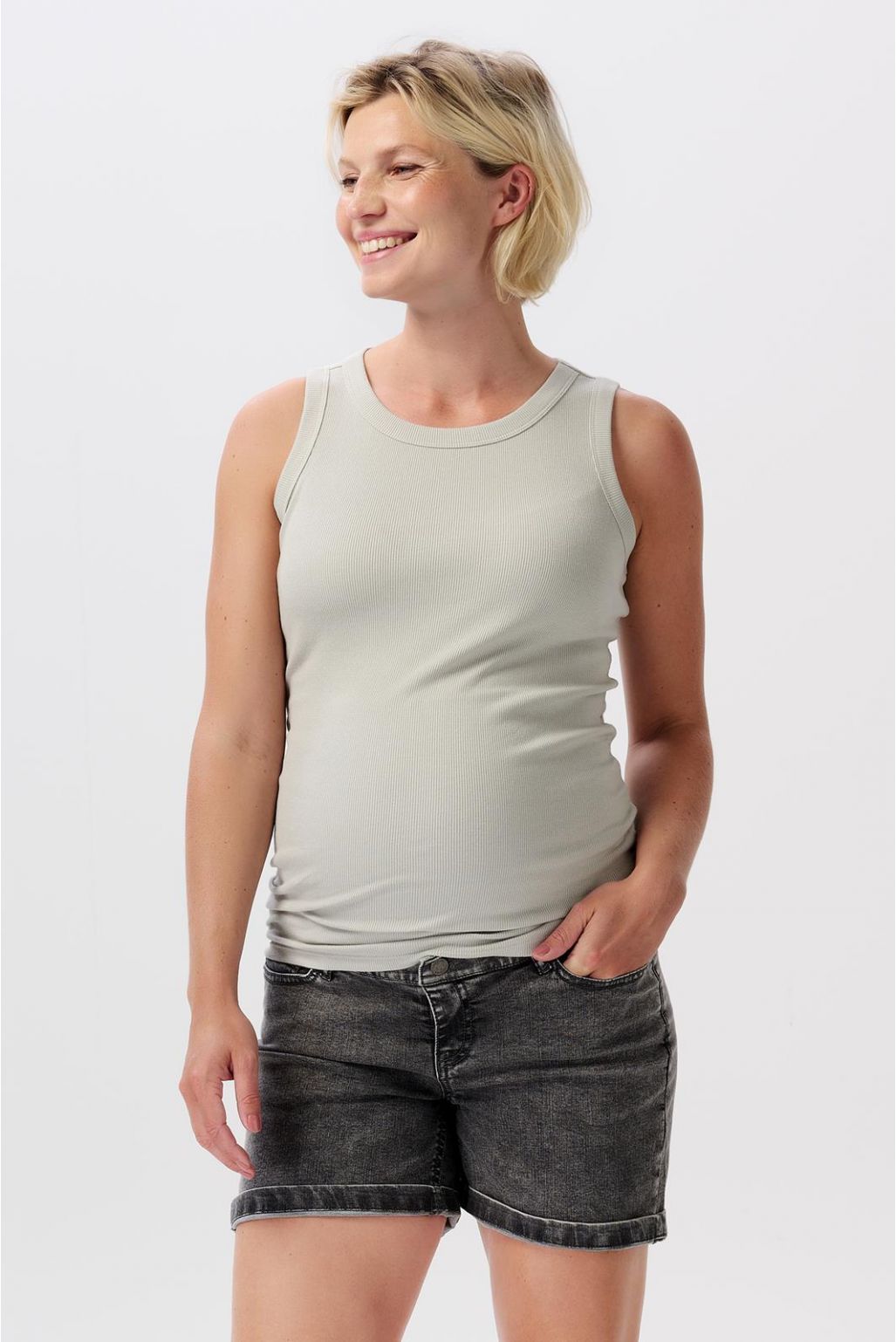 Noppies Jeans shorts Jamie - Grey Denim