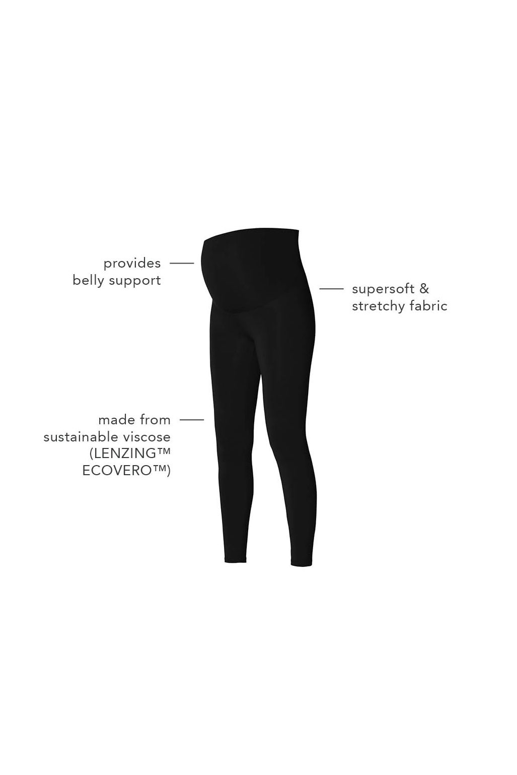 Noppies Maternity Legging Paris - Black
