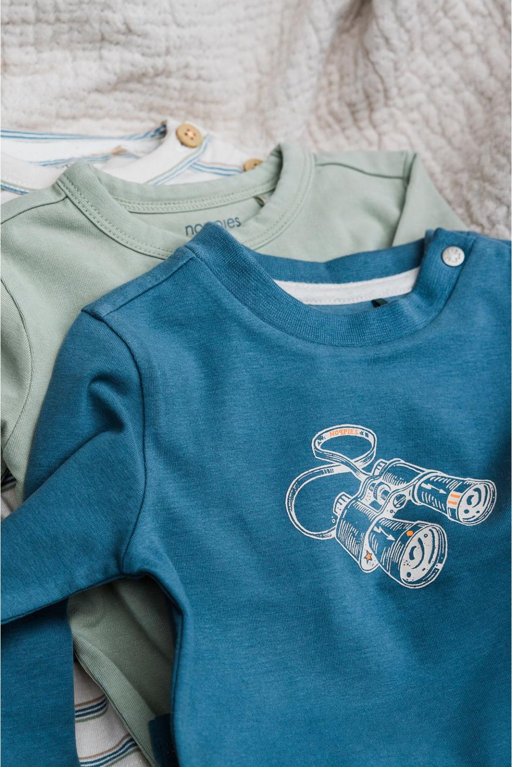 Noppies Baby T-shirt manches longues Biscoe - Blue Mirage