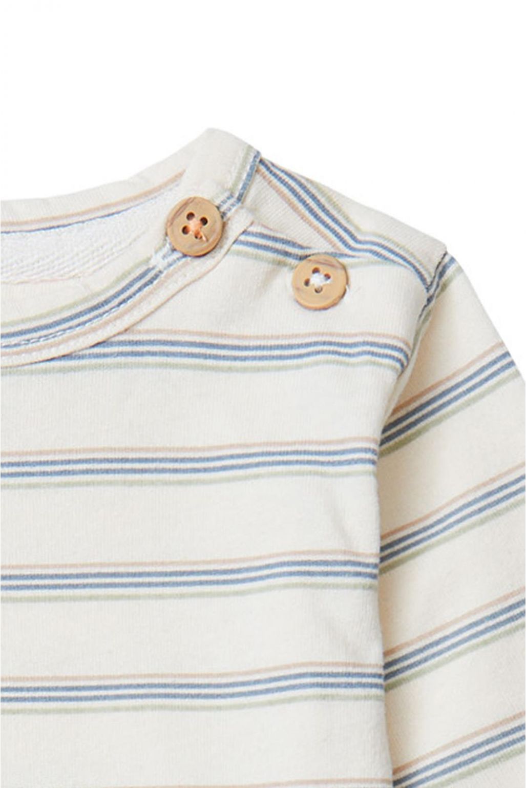 Noppies Baby T-shirt manches longues Beckett - Whitecap Gray