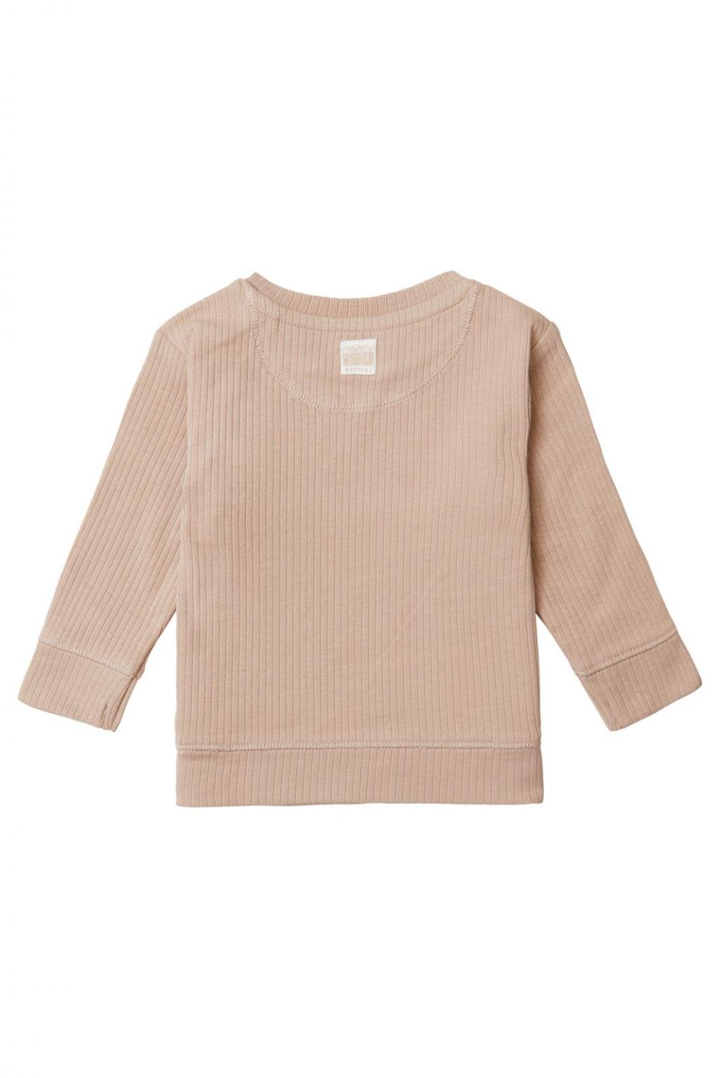 Noppies Baby Langarmshirt Boonville - Warm Taupe
