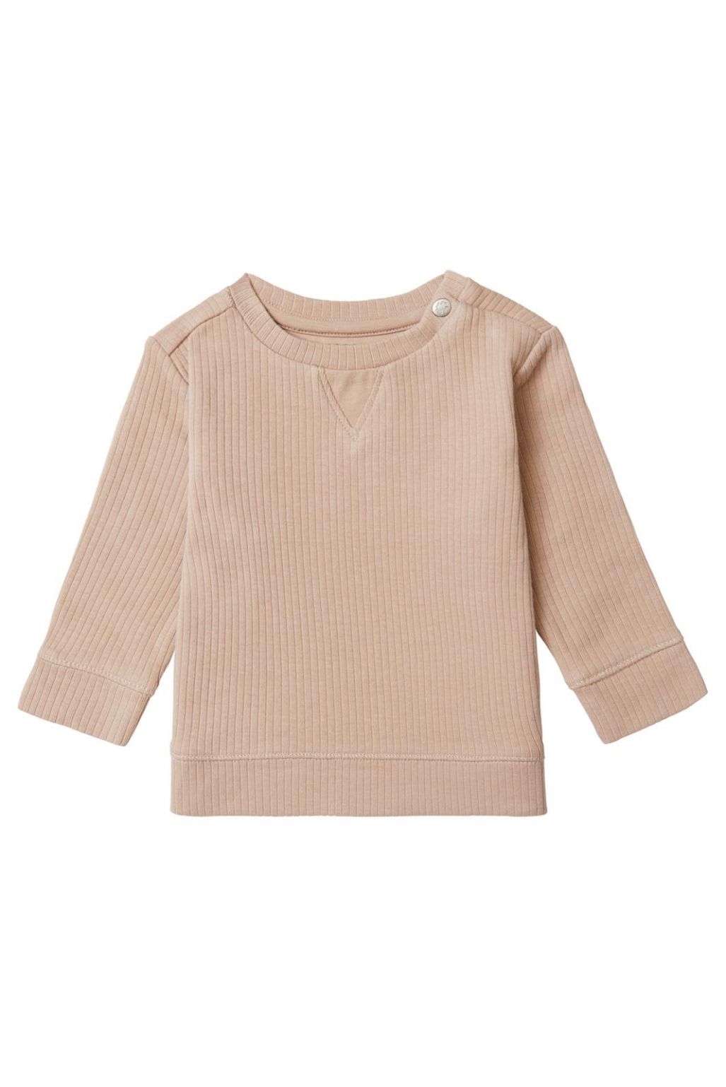 Noppies Baby Langarmshirt Boonville - Warm Taupe Noppies Baby Langarmshirt Boonville - Warm Taupe