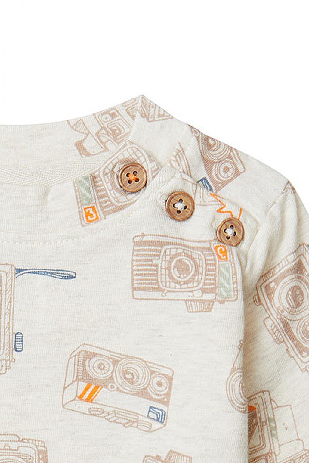 Noppies Baby T-shirt manches longues Baxton - Oatmeal