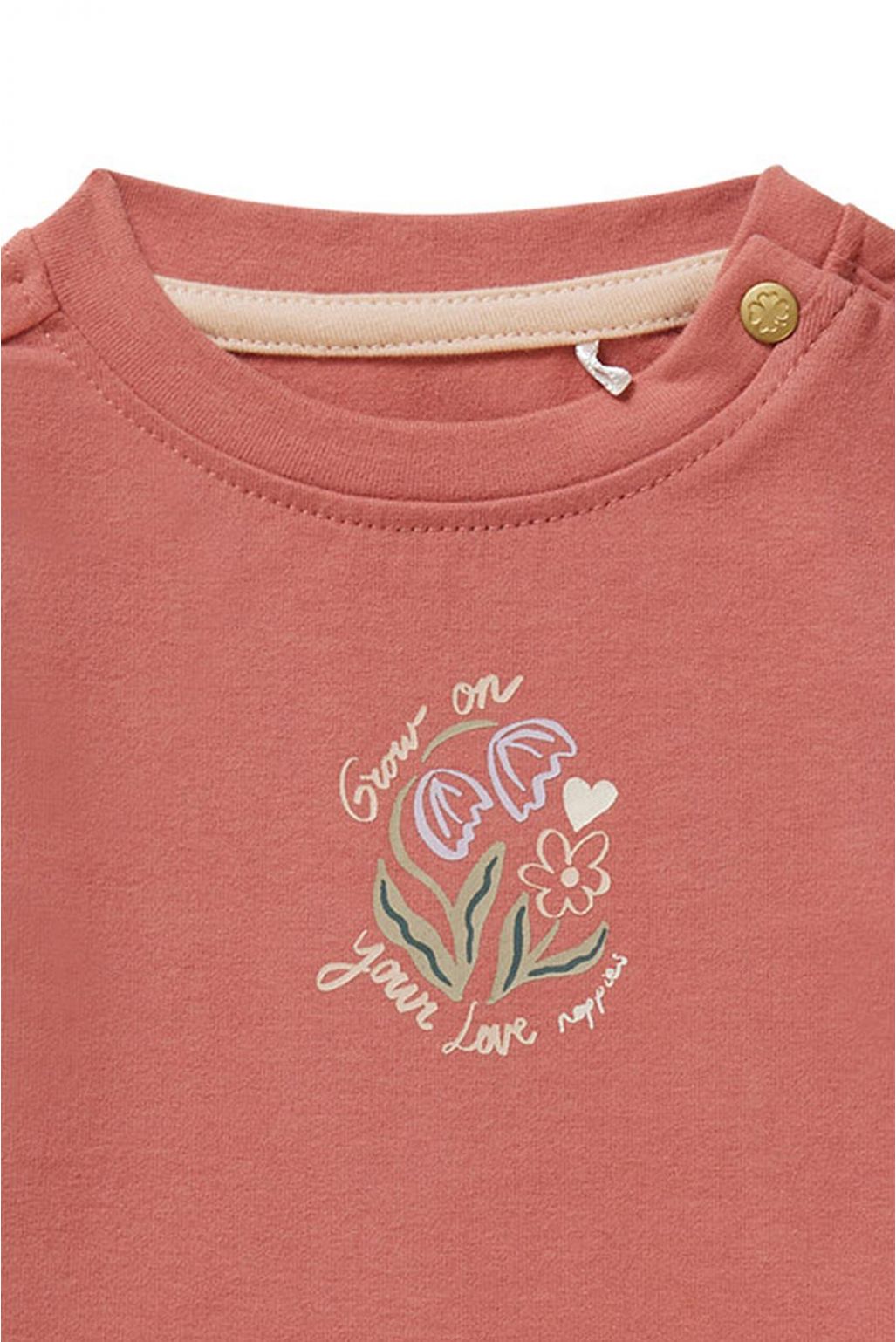 Noppies Baby Langarmshirt Charlot - Brick Dust