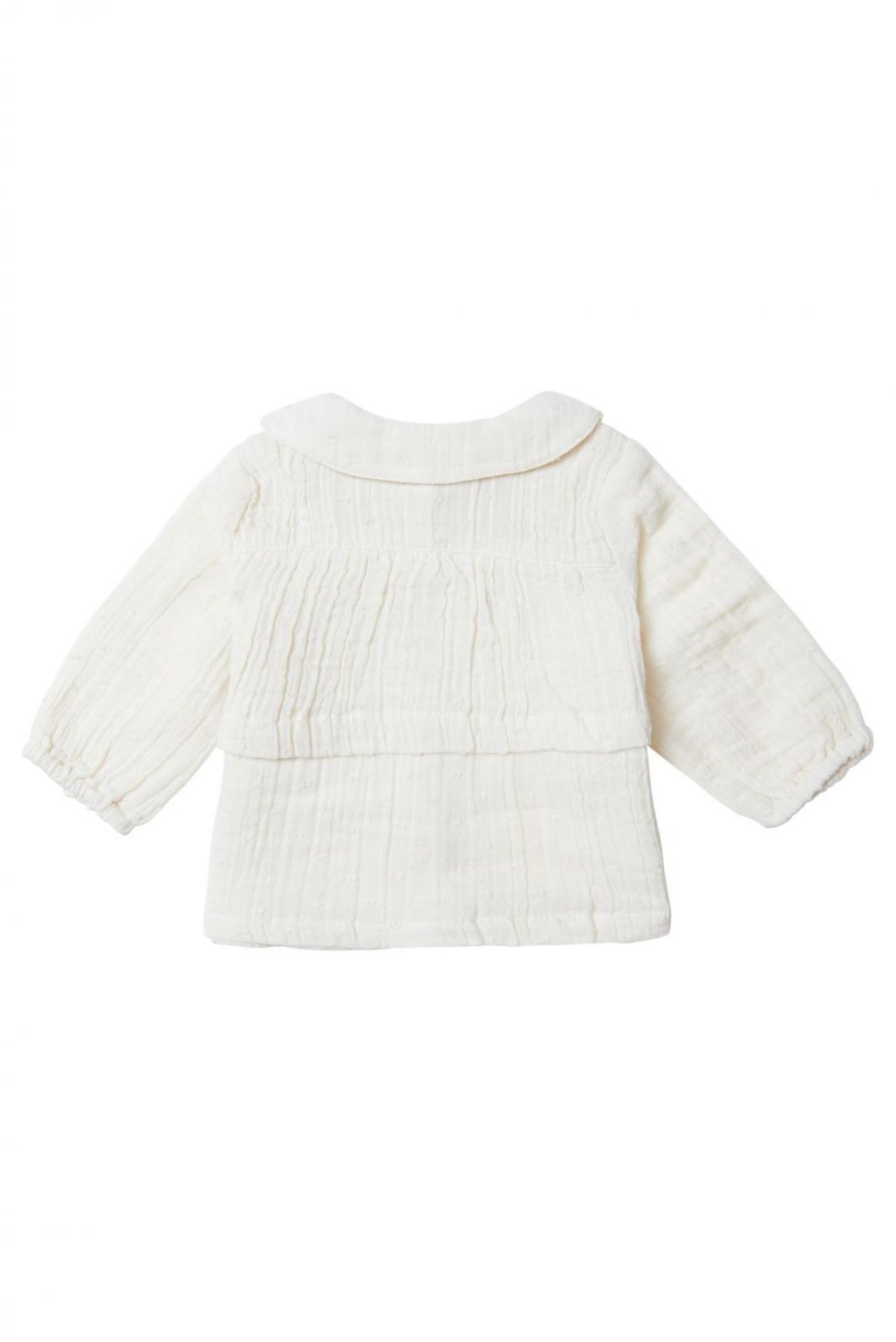 Noppies Baby Bluse Crown - Whitecap Gray
