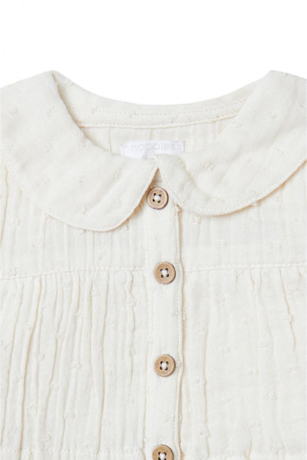 Noppies Baby Bluse Crown - Whitecap Gray