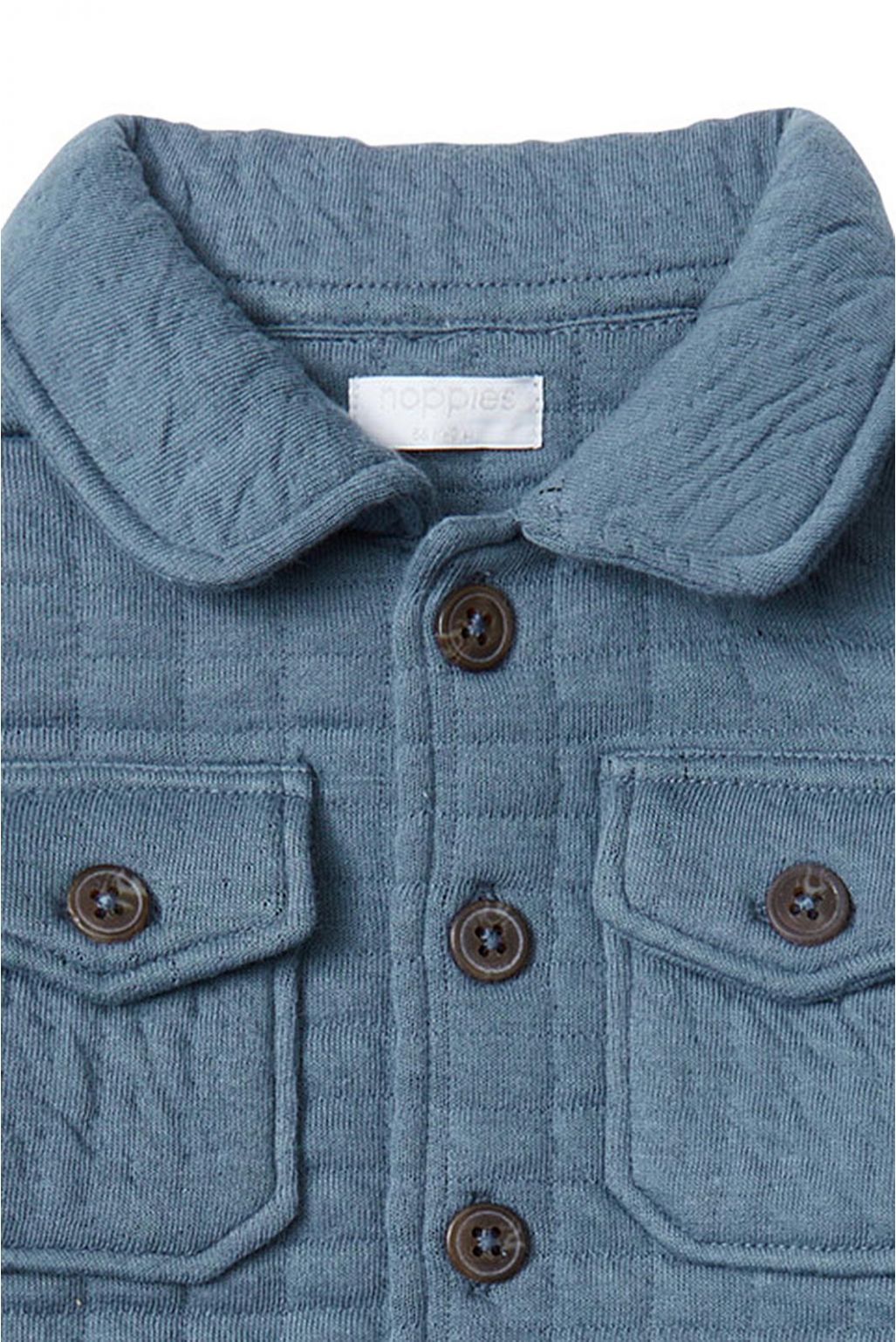 Noppies Baby Langarmshirt Bladenboro - Blue Mirage