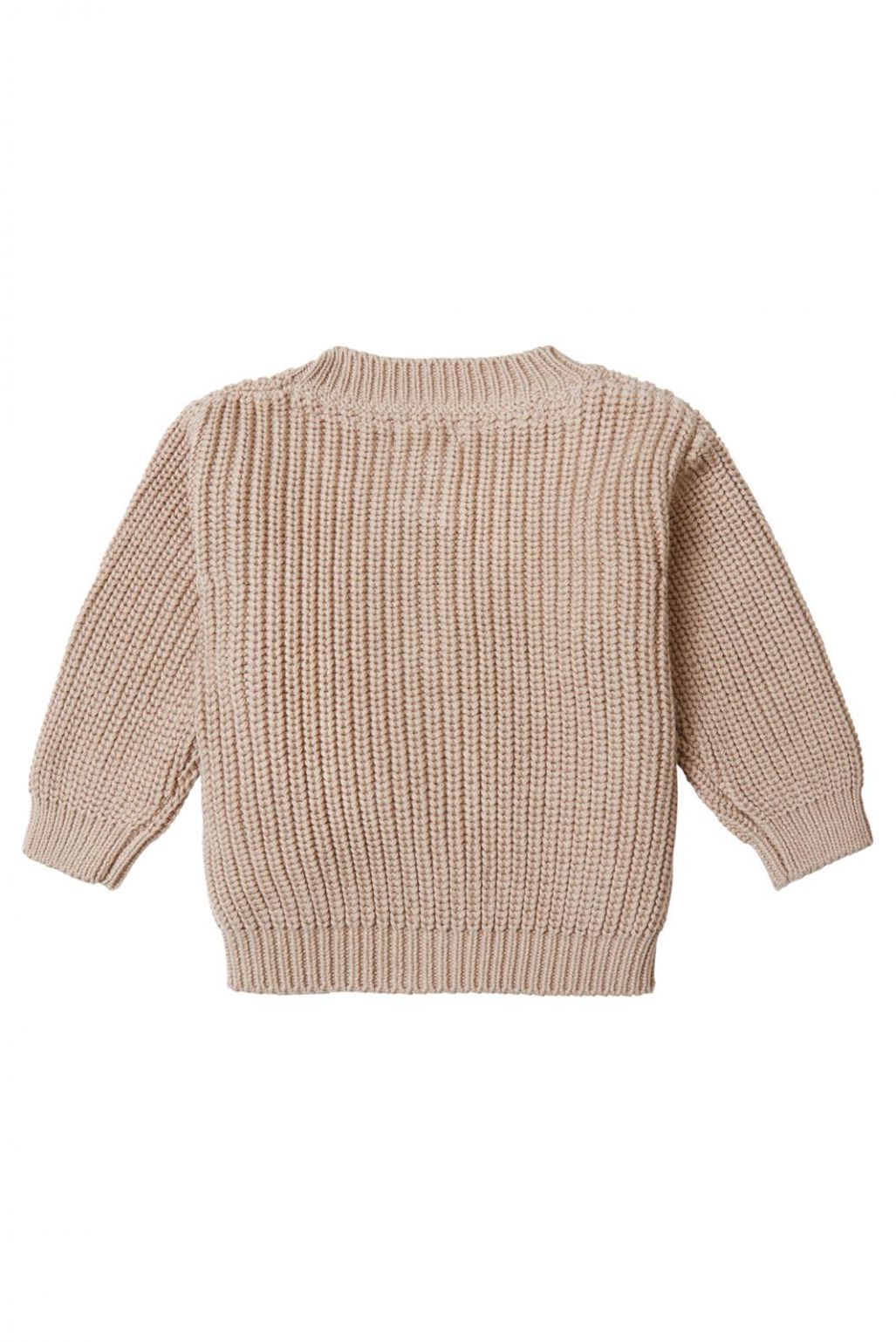 Noppies Baby Strickjacke Blaine - Warm Taupe