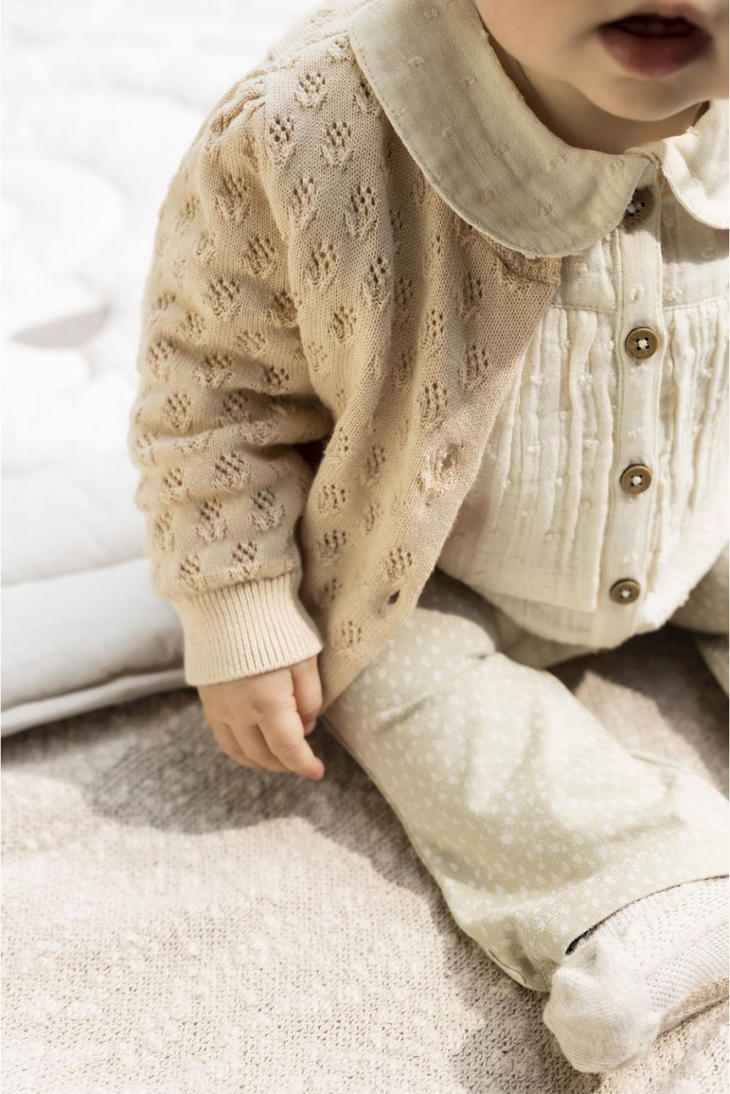 Noppies Baby Gilet Catlin - Shifting sand