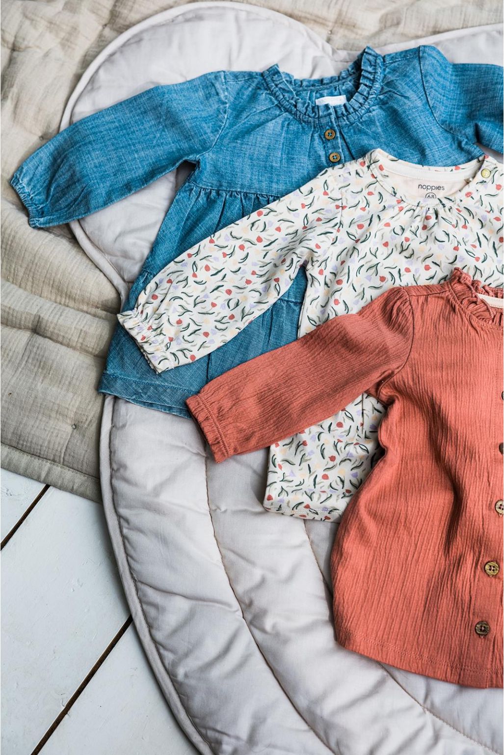 Noppies Baby Robe Coon - Whitecap Gray
