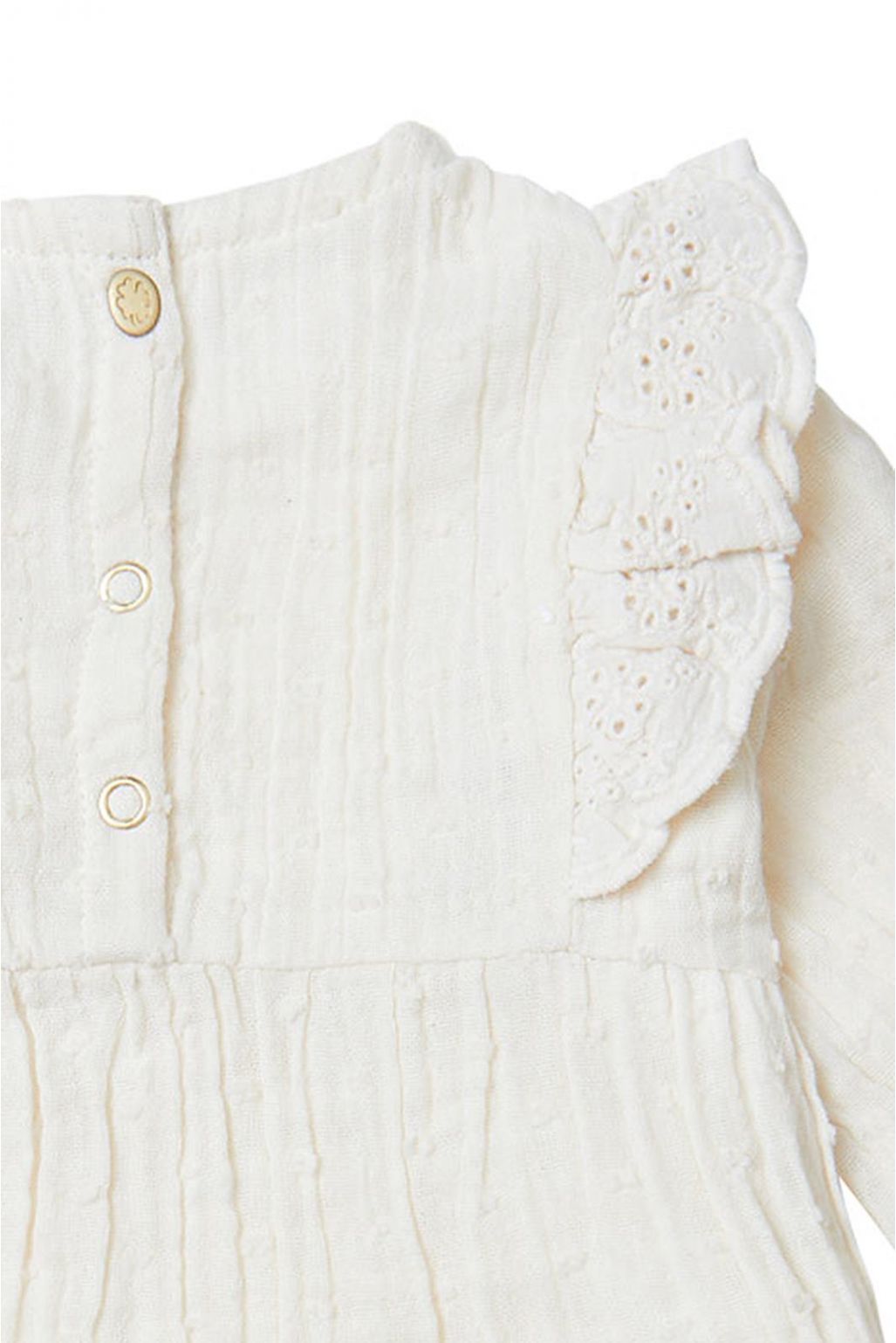 Noppies Baby Dress Cologne - Whitecap Gray