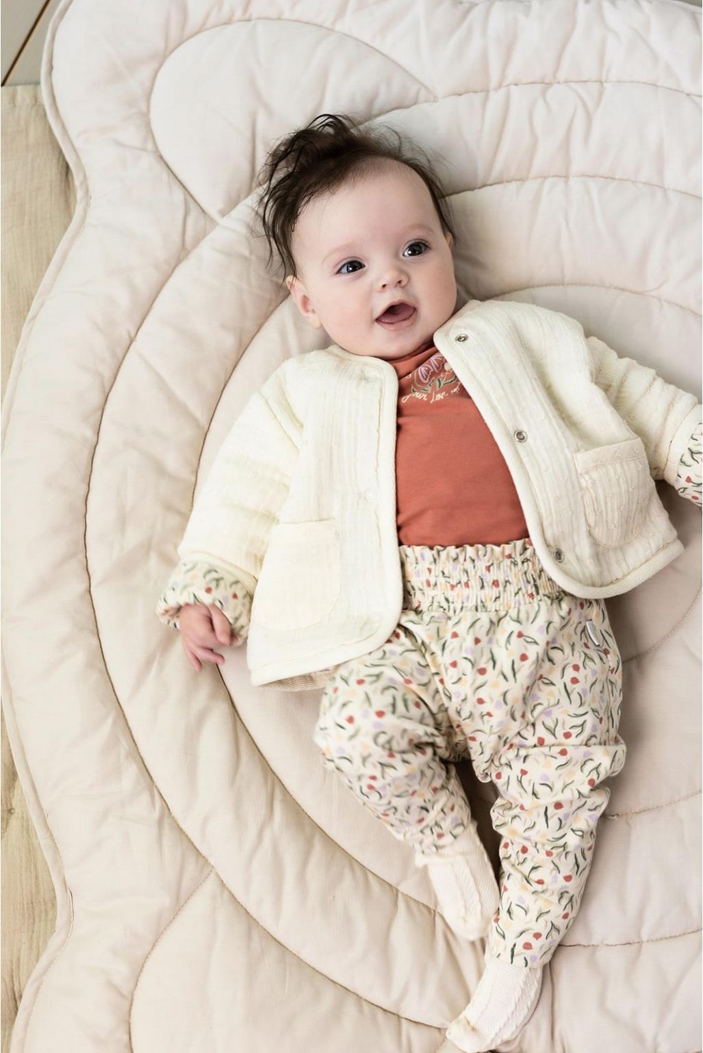 Noppies Baby Jacket Cypress - Reversible - Whitecap Gray