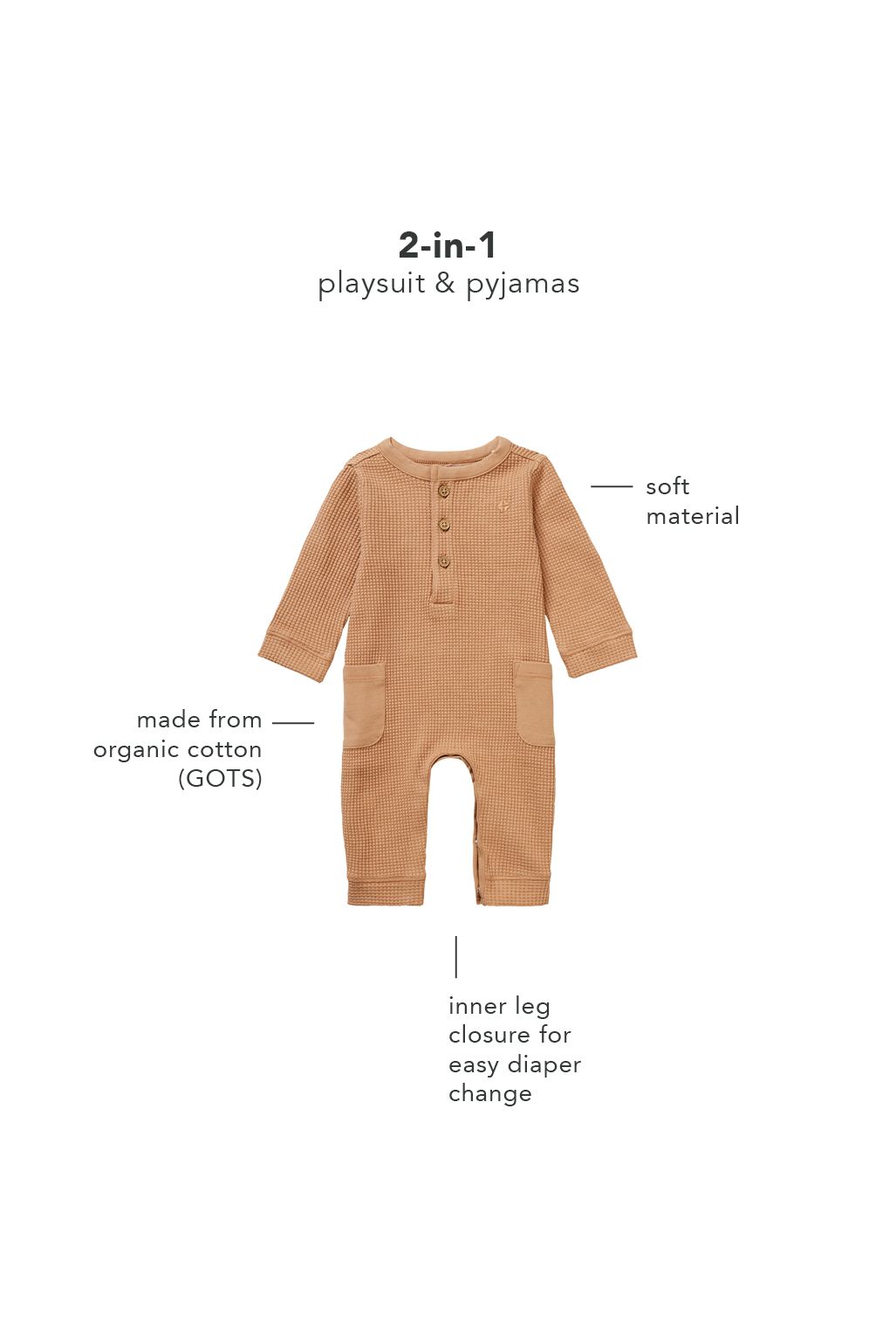 Noppies Baby Grenouillère Bonifay - Doe