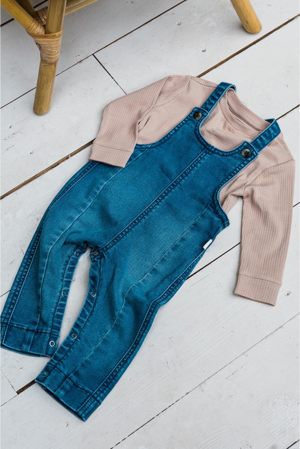 Noppies Baby Salopette Bacliff - Light Aged Blue
