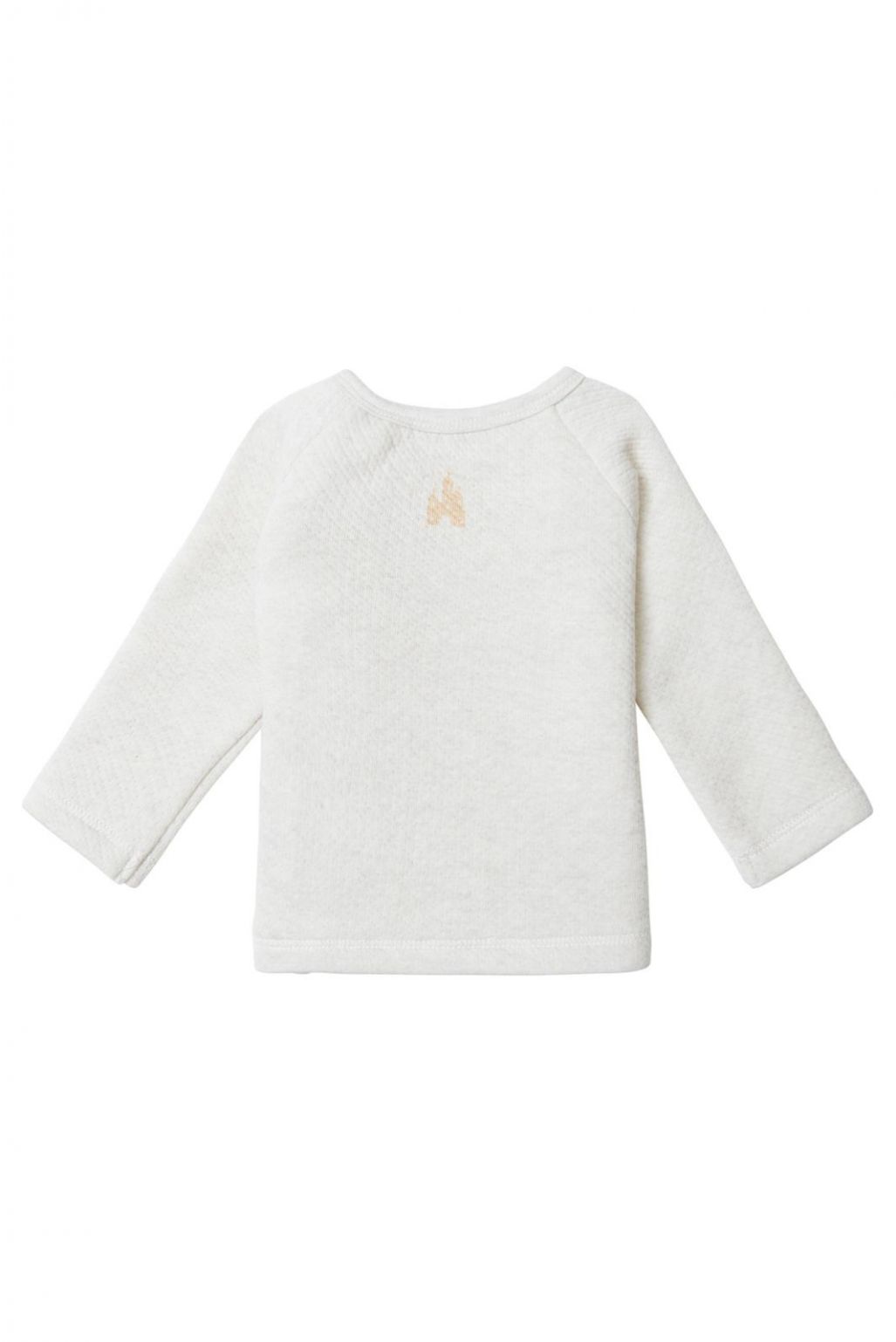 Noppies Baby T-shirt manches longues Barre - Oatmeal