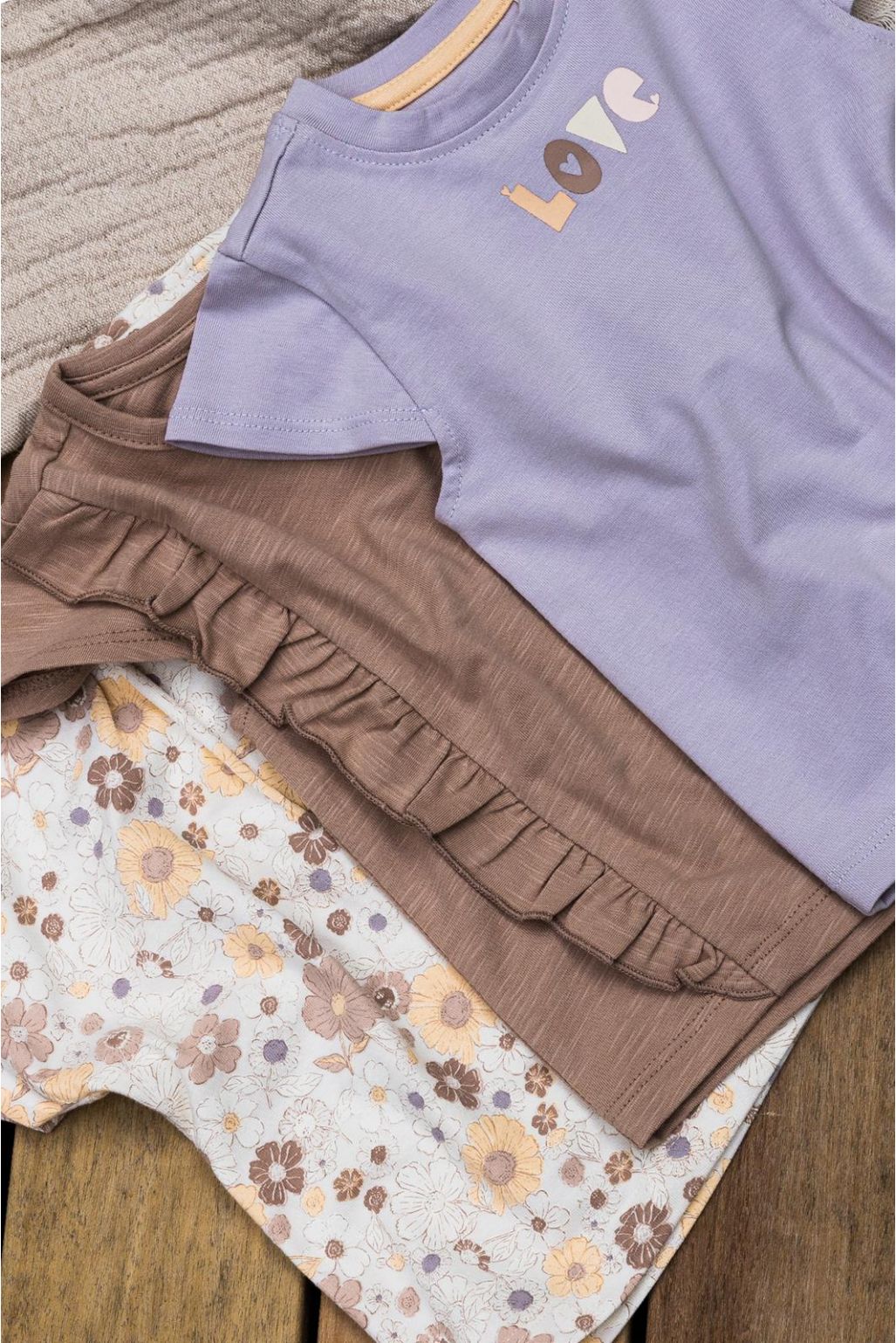 Noppies Baby T-shirt Camas - Whitecap Gray