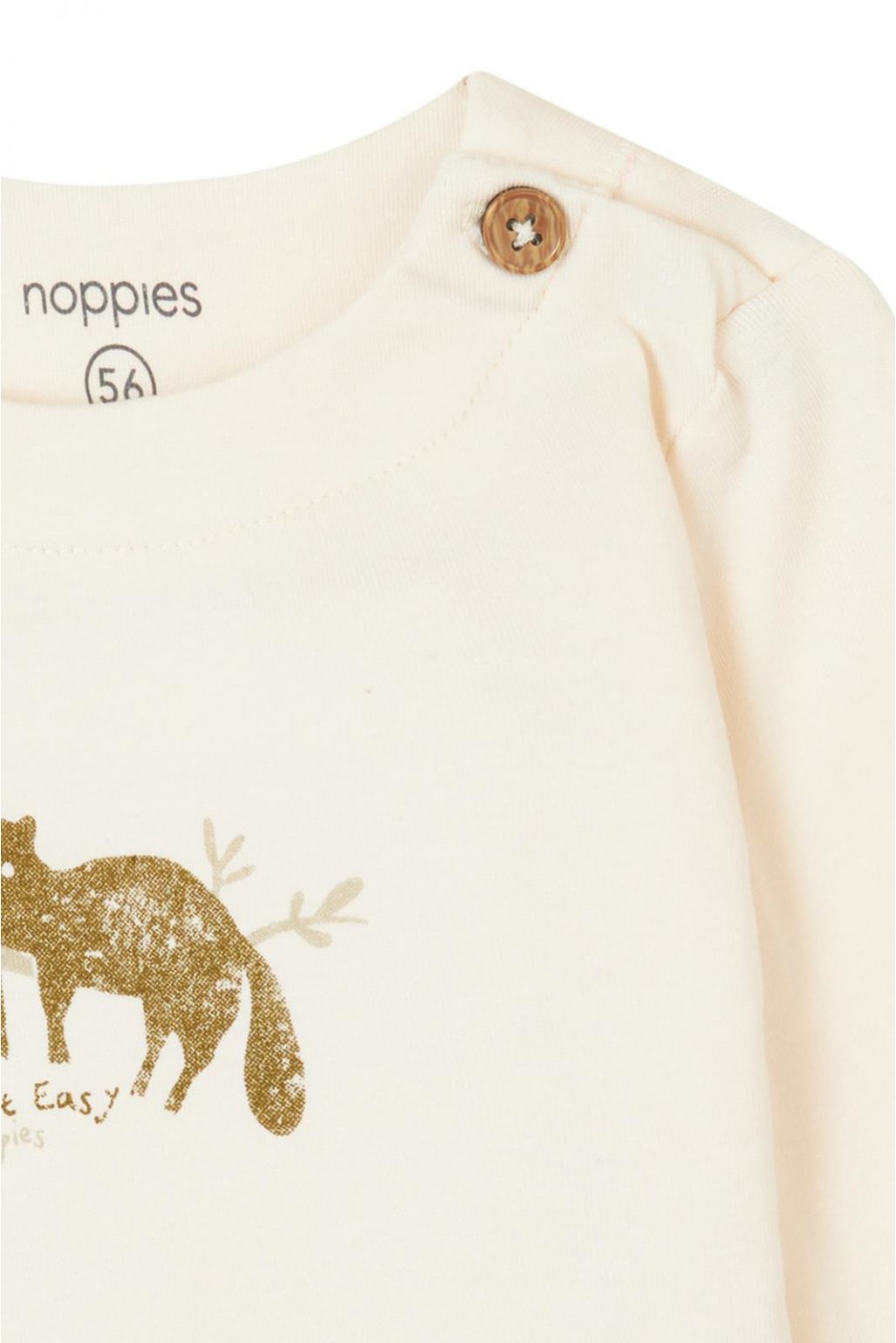 Noppies Baby Longsleeve Gambo - Butter Cream