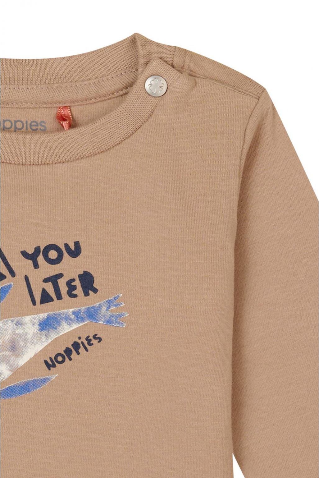 Noppies Baby Langarmshirt Grinestar - Natural