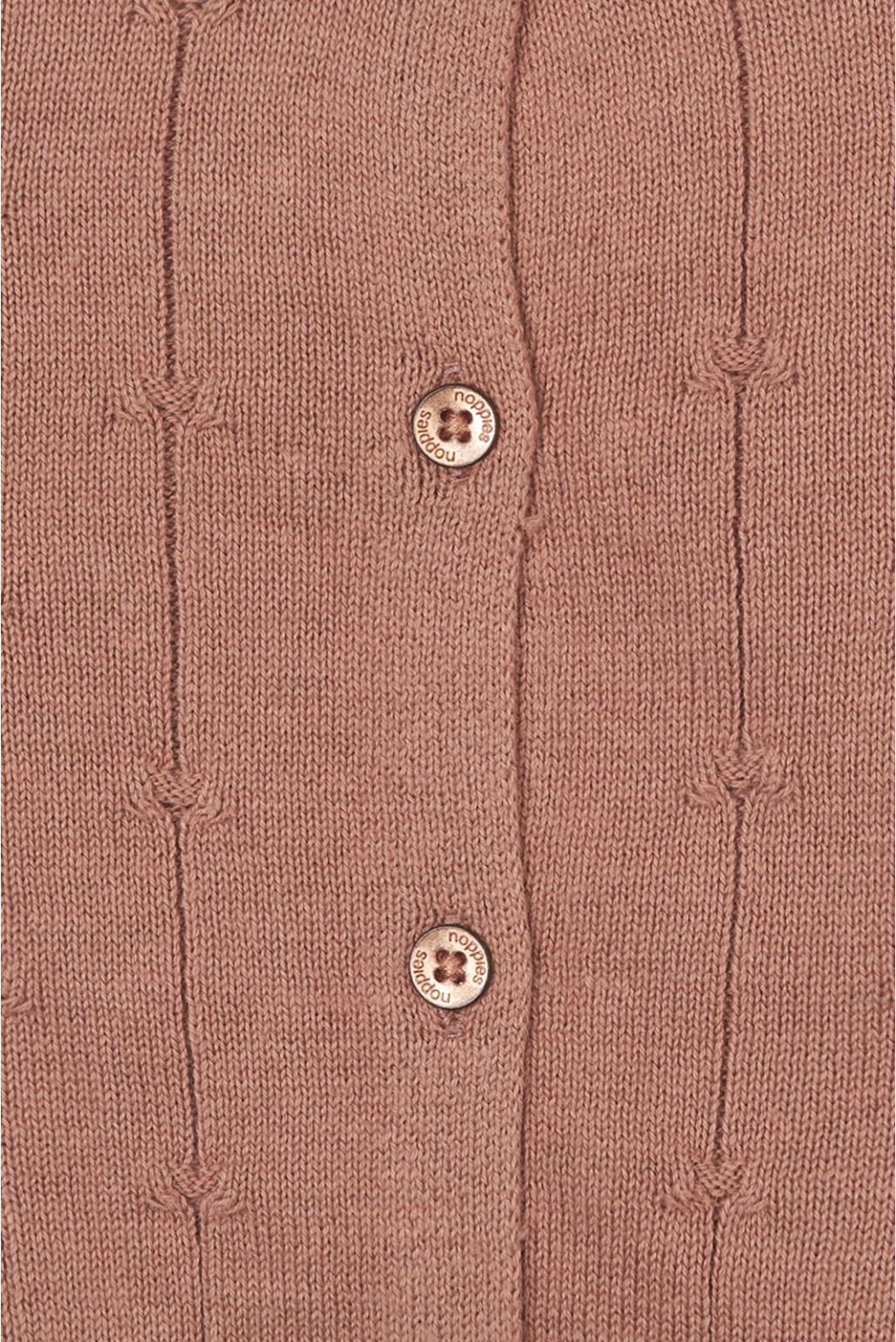 Noppies Baby Gilet Frondes - Burlwood