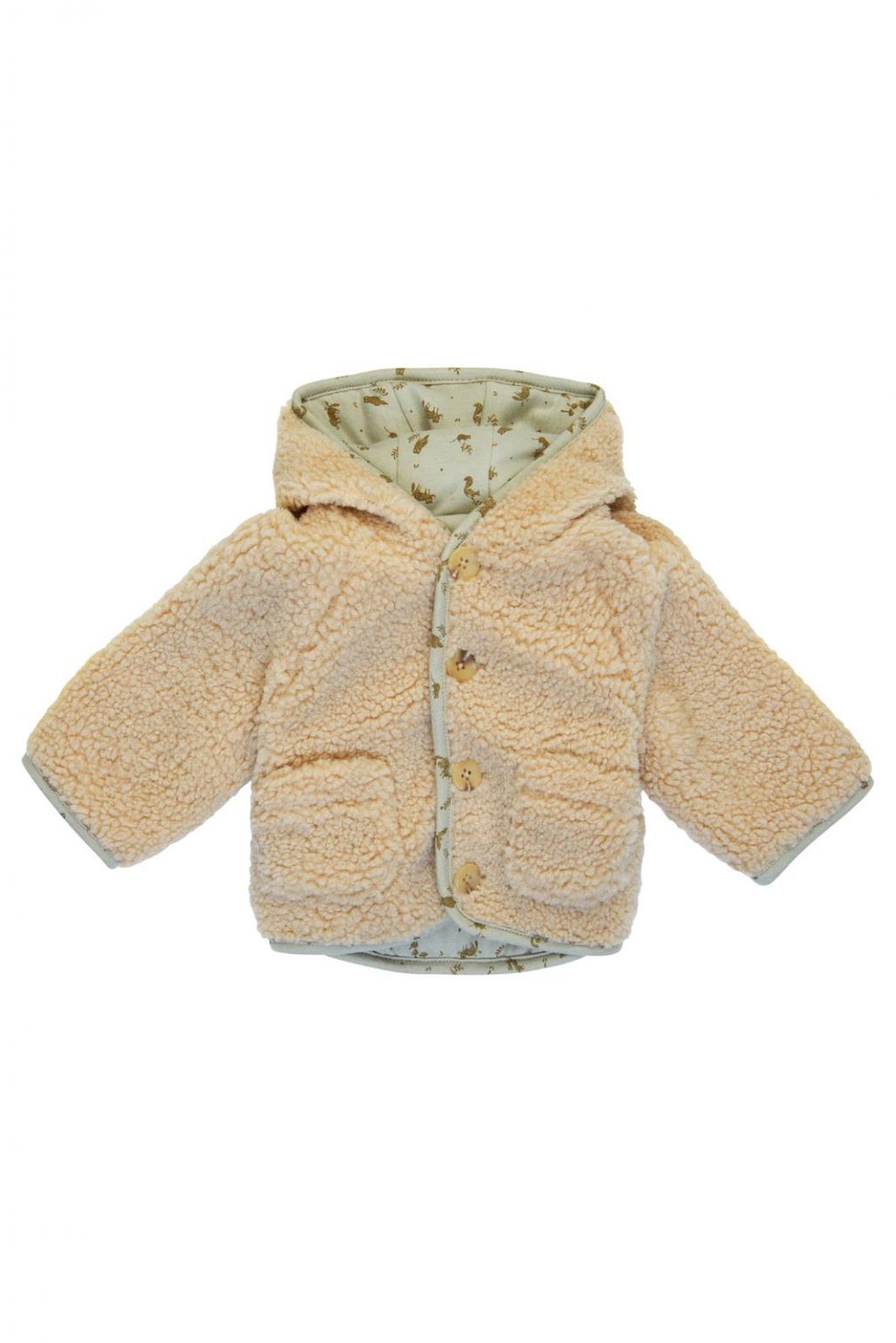 Noppies Baby Jacket Gelves - Reversible - Butter Cream