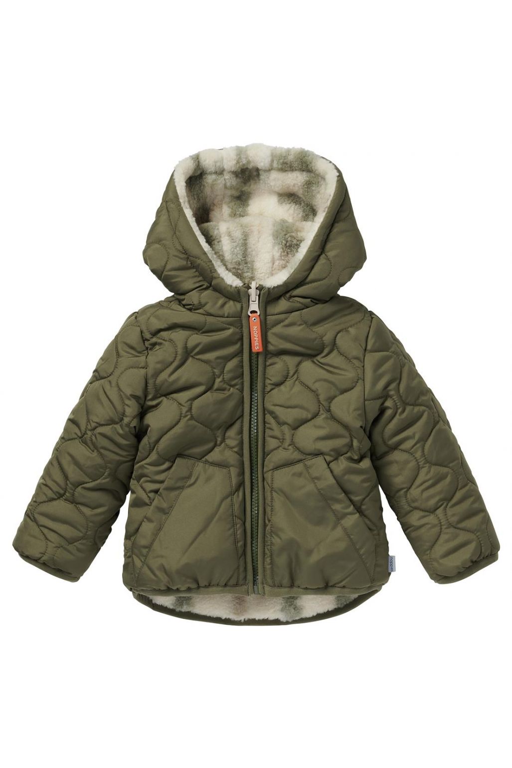 Noppies Baby Winter jacke Galar - Reversible - Dusty Olive