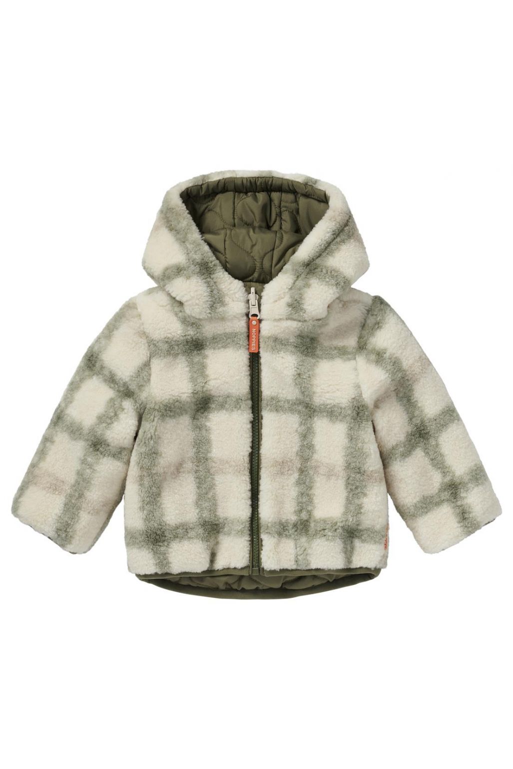 Noppies Baby Winter jacke Galar - Reversible - Dusty Olive