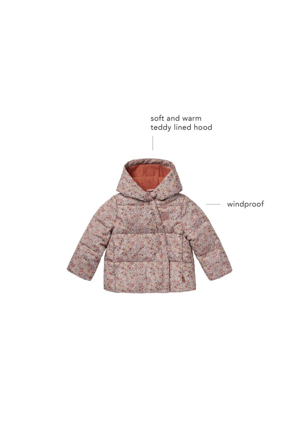 Noppies Baby Winter jacke Frejus - Rose Dust