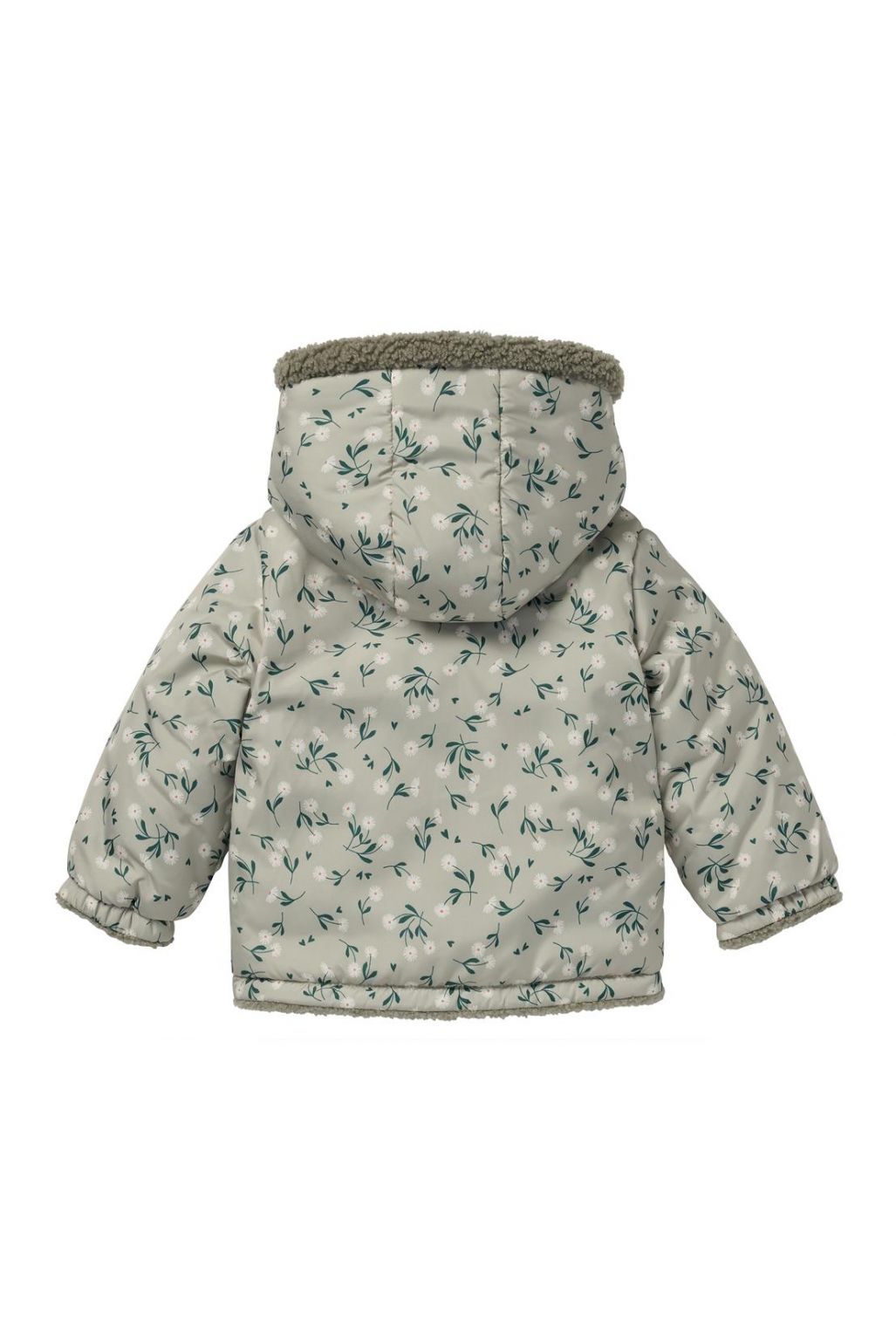 Noppies Baby Winterjas Fleury - Reversible - Moss Gray
