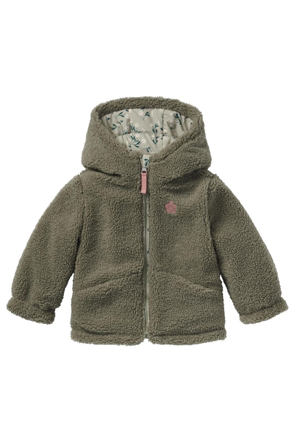 Noppies Baby Winterjas Fleury - Reversible - Moss Gray