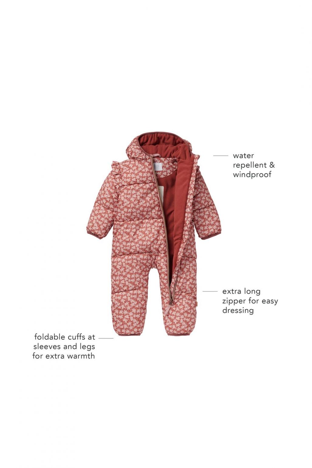 Noppies Baby Skianzug Figueras - Burlwood