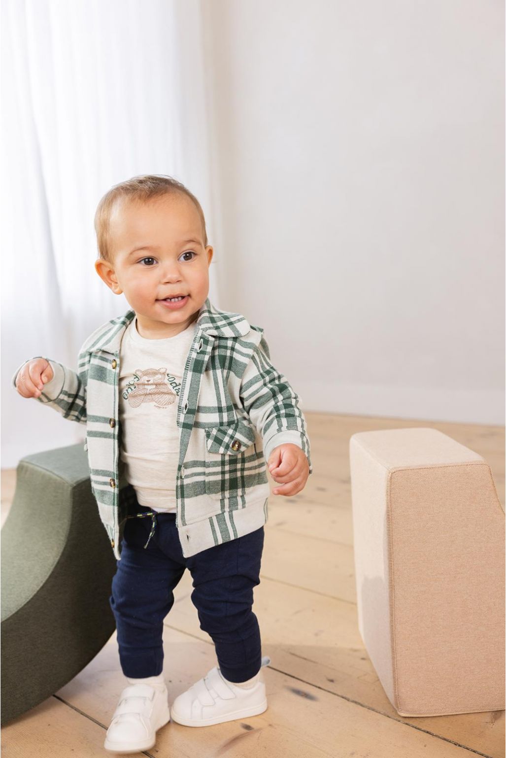 Noppies Baby Longsleeve Gemenos - Oatmeal