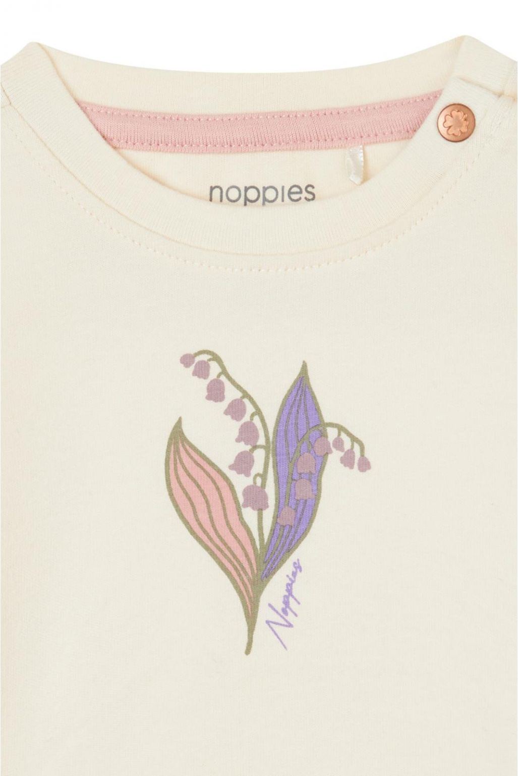 Noppies Baby Langarmshirt Fontaine - Butter Cream