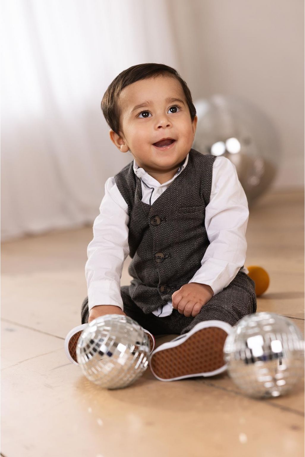 Noppies Baby T-shirt manches longues Golden - White