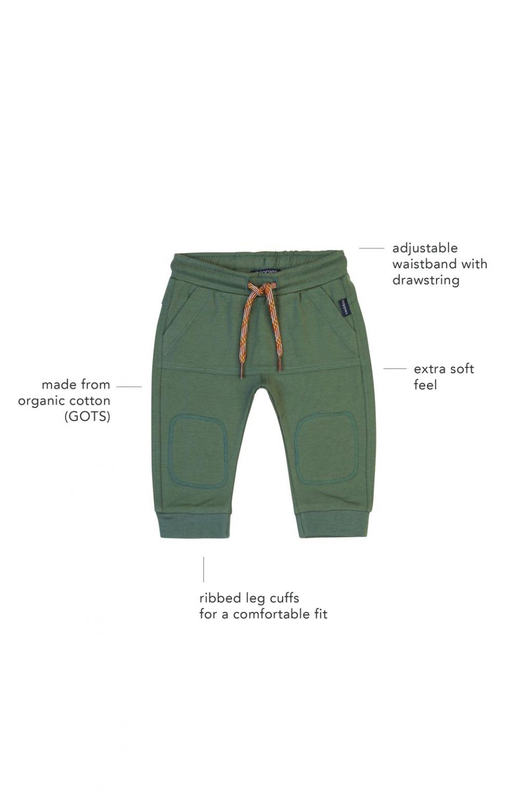 Noppies Baby Pantalon Greenstone - Duck Green