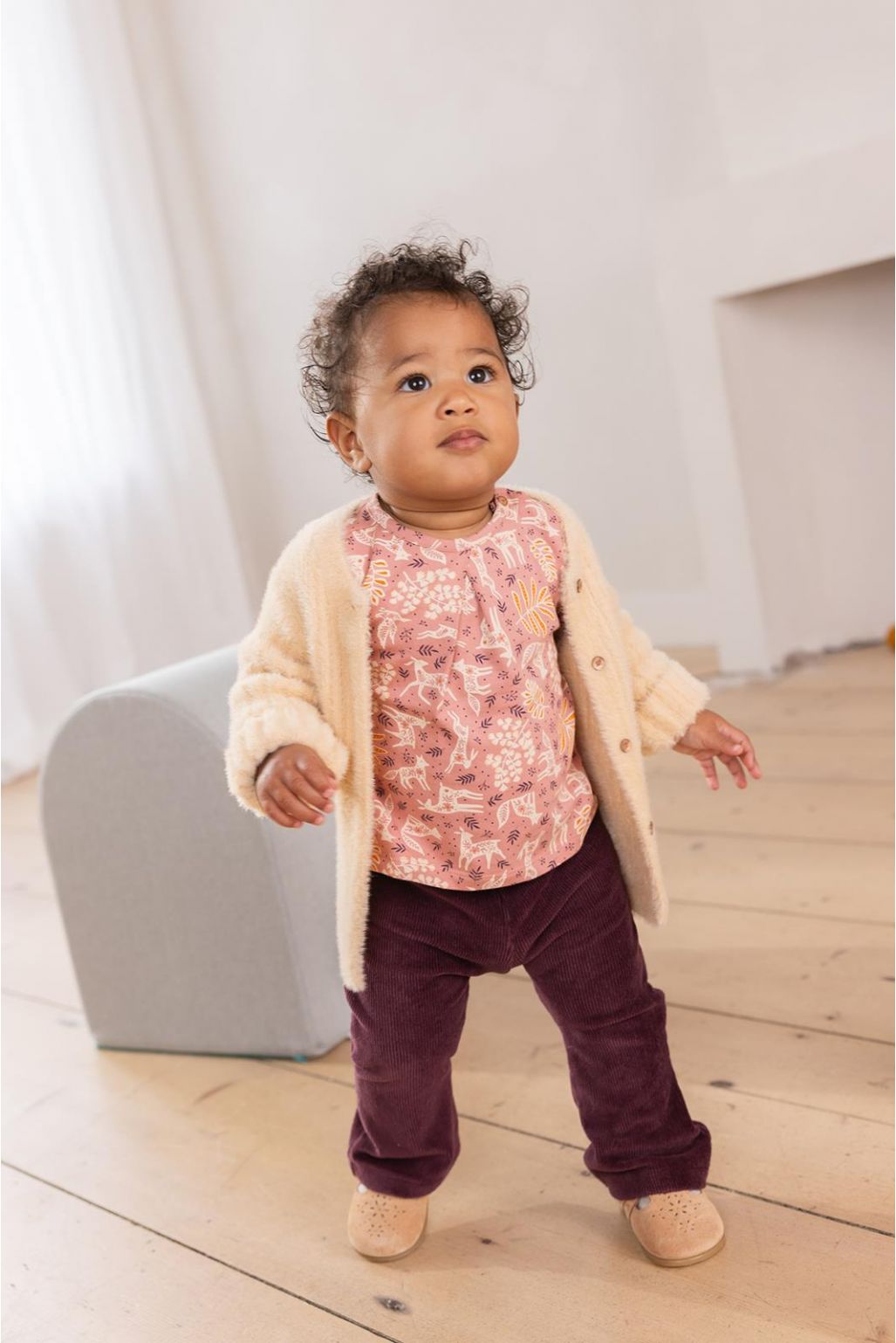 Noppies Baby Legging Flora - Eggplant