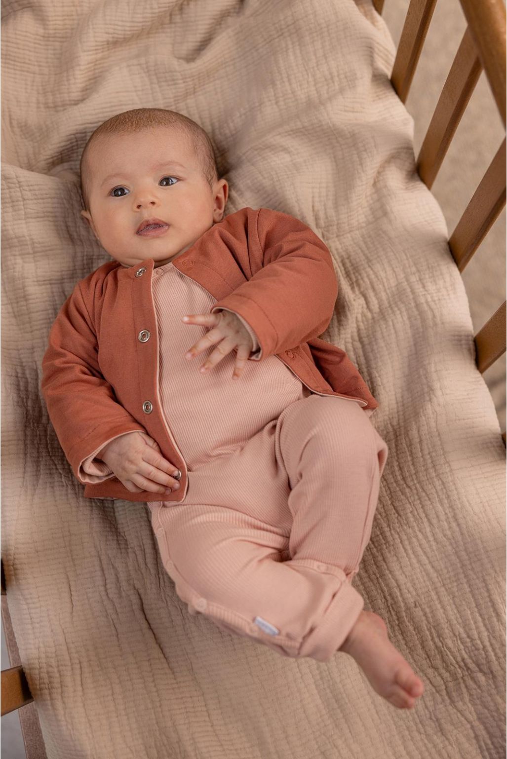 Noppies Baby Vest Nowra - Reversible - Rose Smoke
