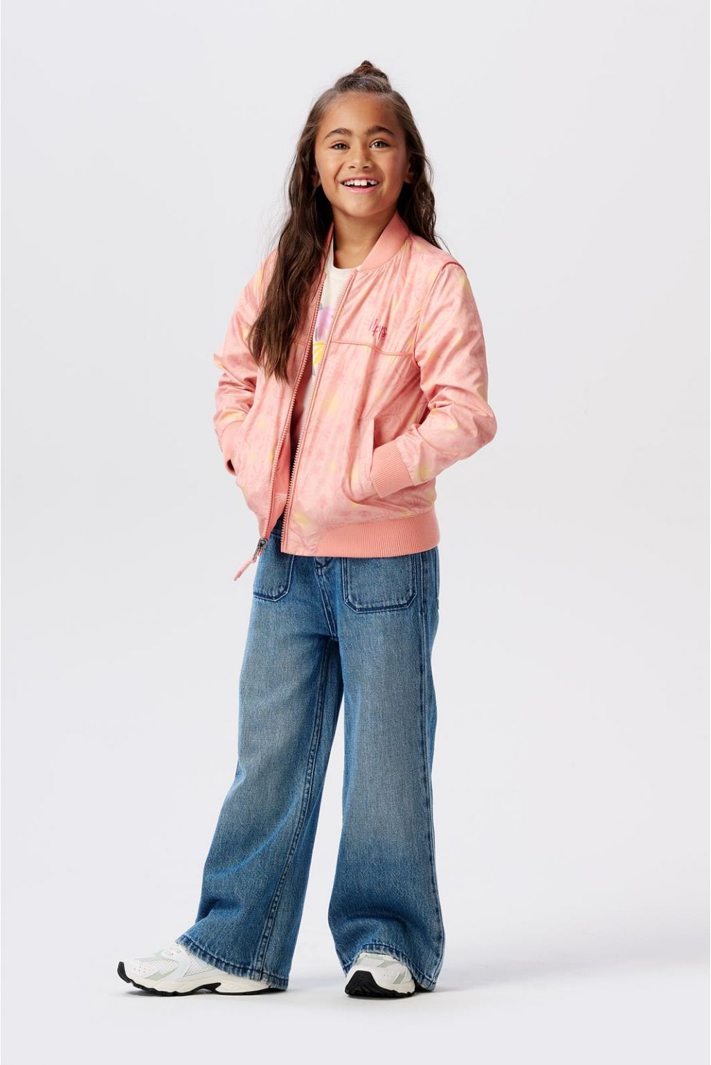 Noppies Kids Manteau d'été Eunice - Reversible - Coral Haze