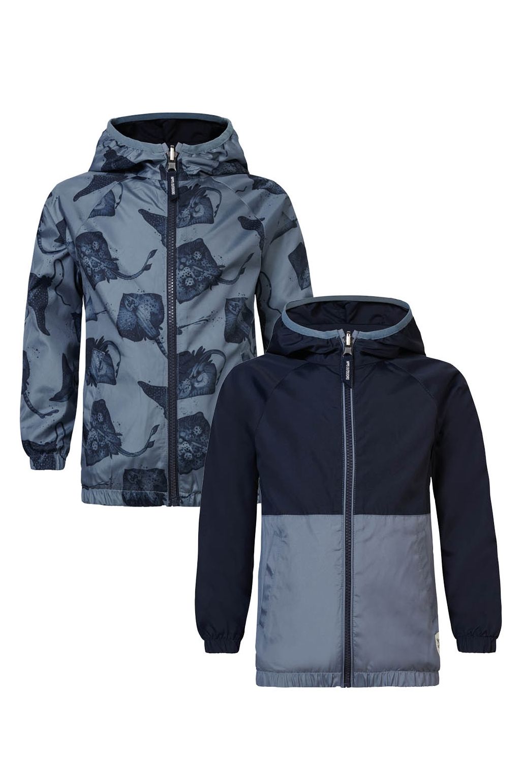 Noppies Kids Manteau d'été Duson - Reversible - Blue Mirage