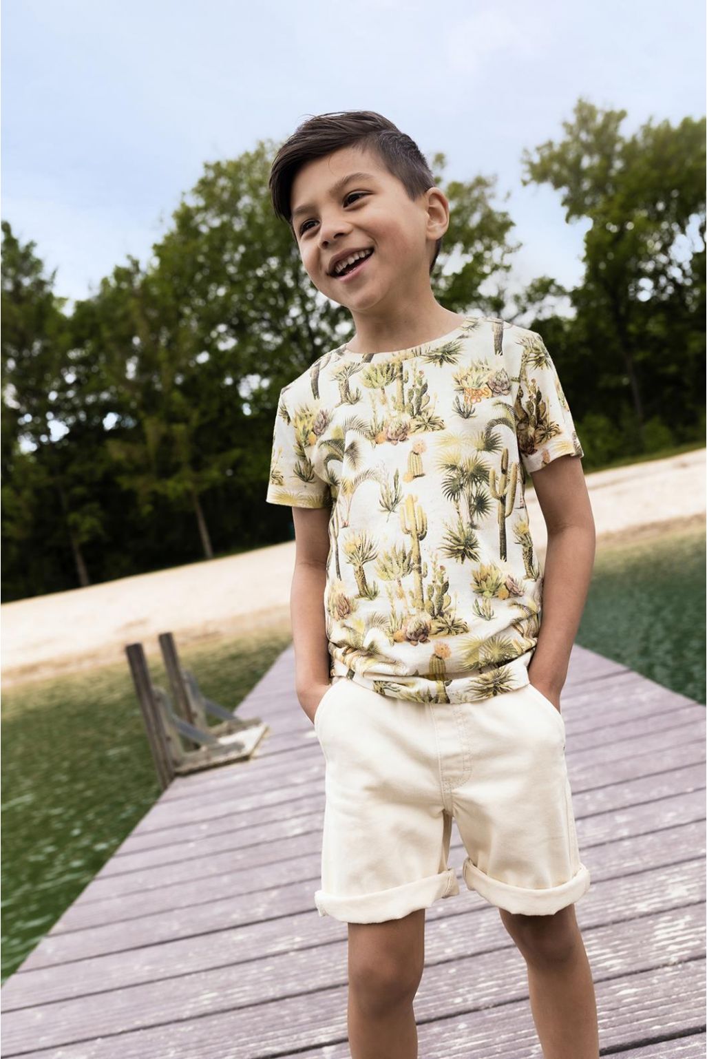 Noppies Kids T-shirt Decherd - Whisper White
