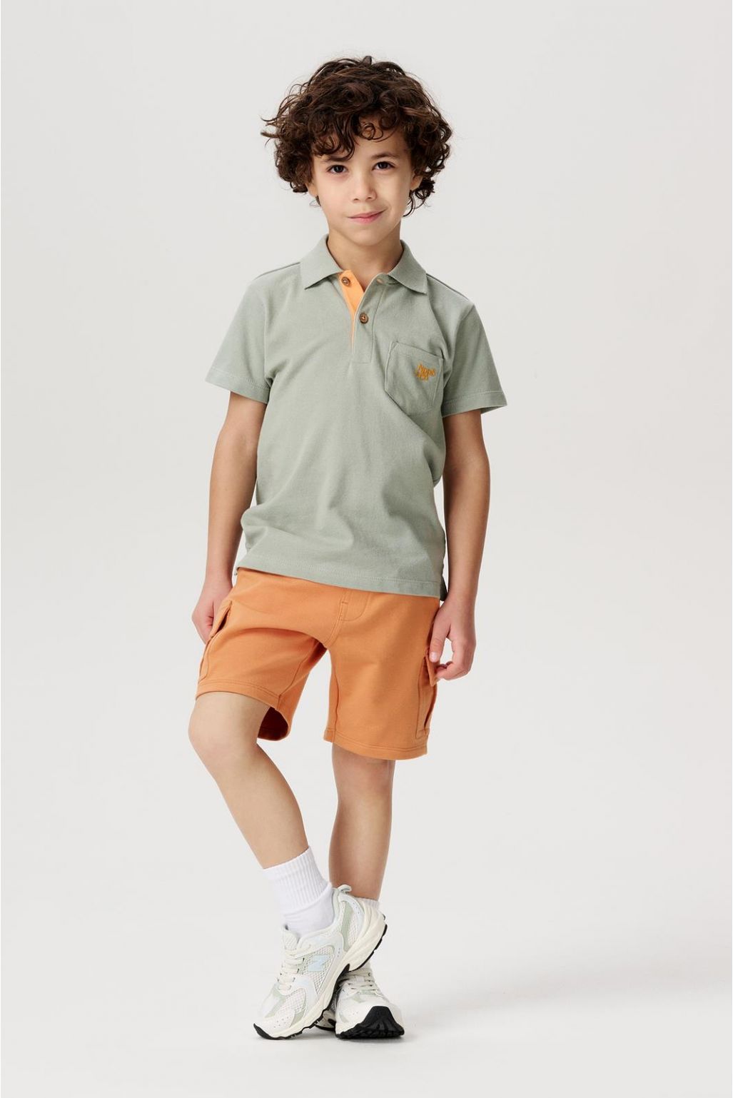 Noppies Kids Polo Deleon - Slate Gray