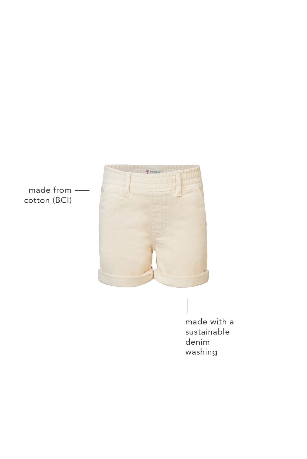 Noppies Kids Shorts Denison - Whisper White