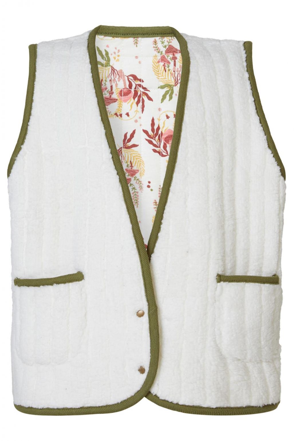 Noppies Kids Gilet Jonestown - Reversible - Butter Cream