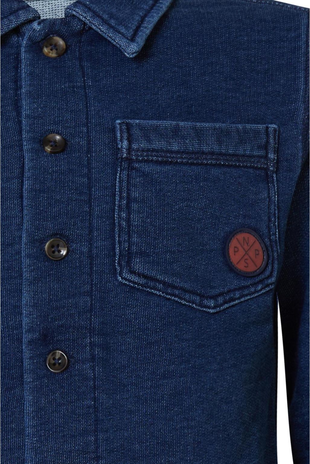 Noppies Kids Overhemd Harold - Indigo Blue
