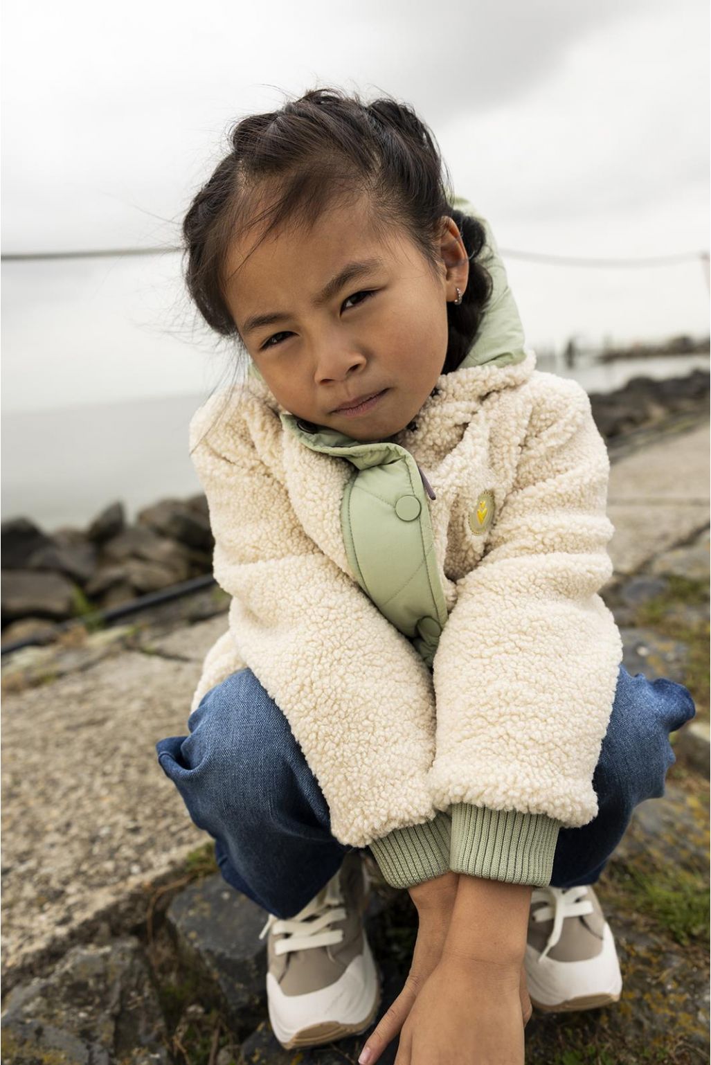 Noppies Kids Winterjas Jinbi - Reversible - Stone Bay