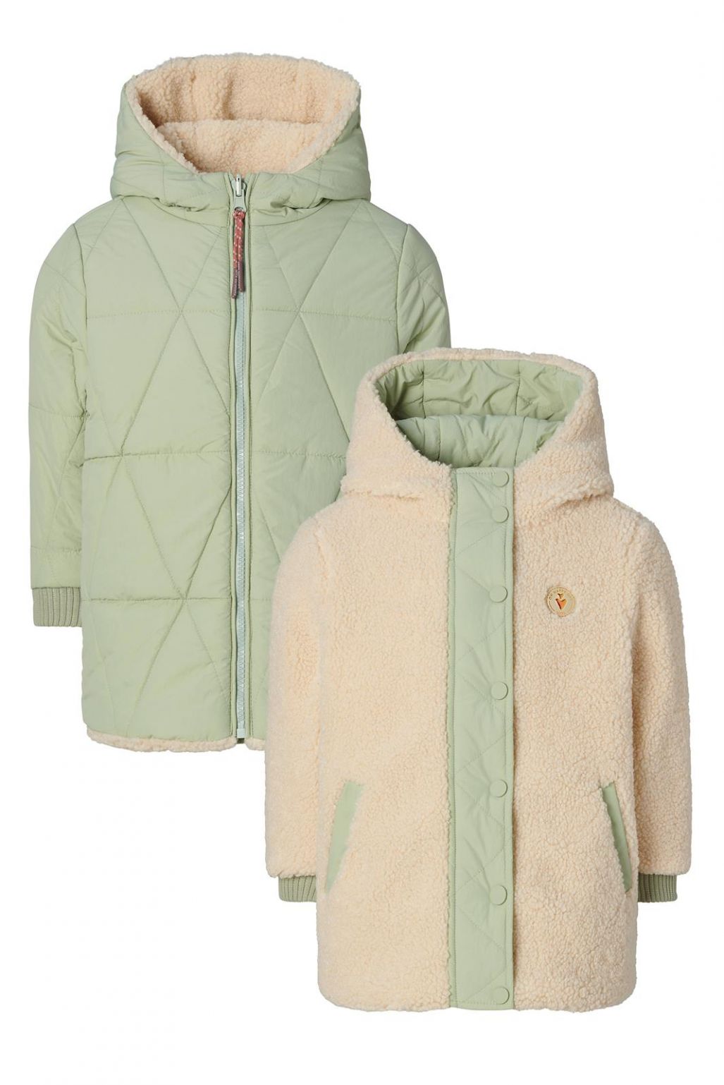 Noppies Kids Winterjas Jinbi - Reversible - Stone Bay