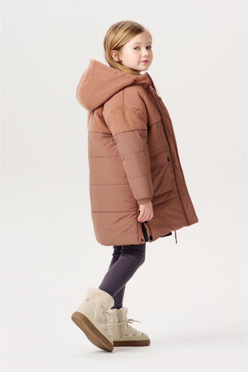 Noppies Kids Manteau d'hiver Jinxi - Sable Tan