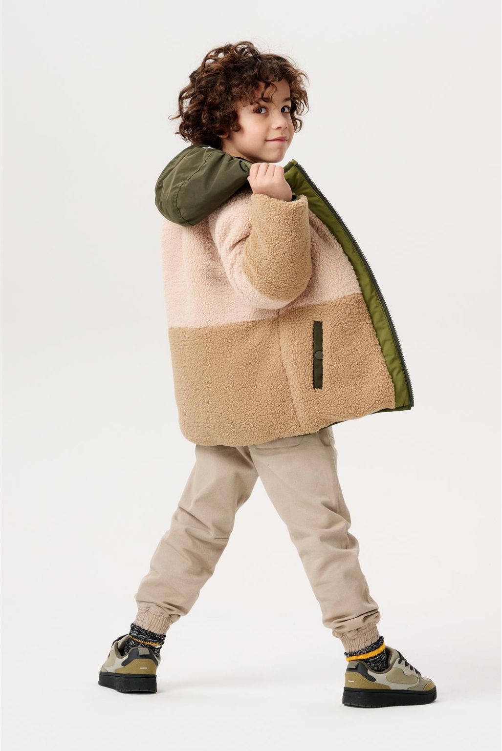 Noppies Kids Manteau d'hiver Hoyos - Reversible - Forest Night
